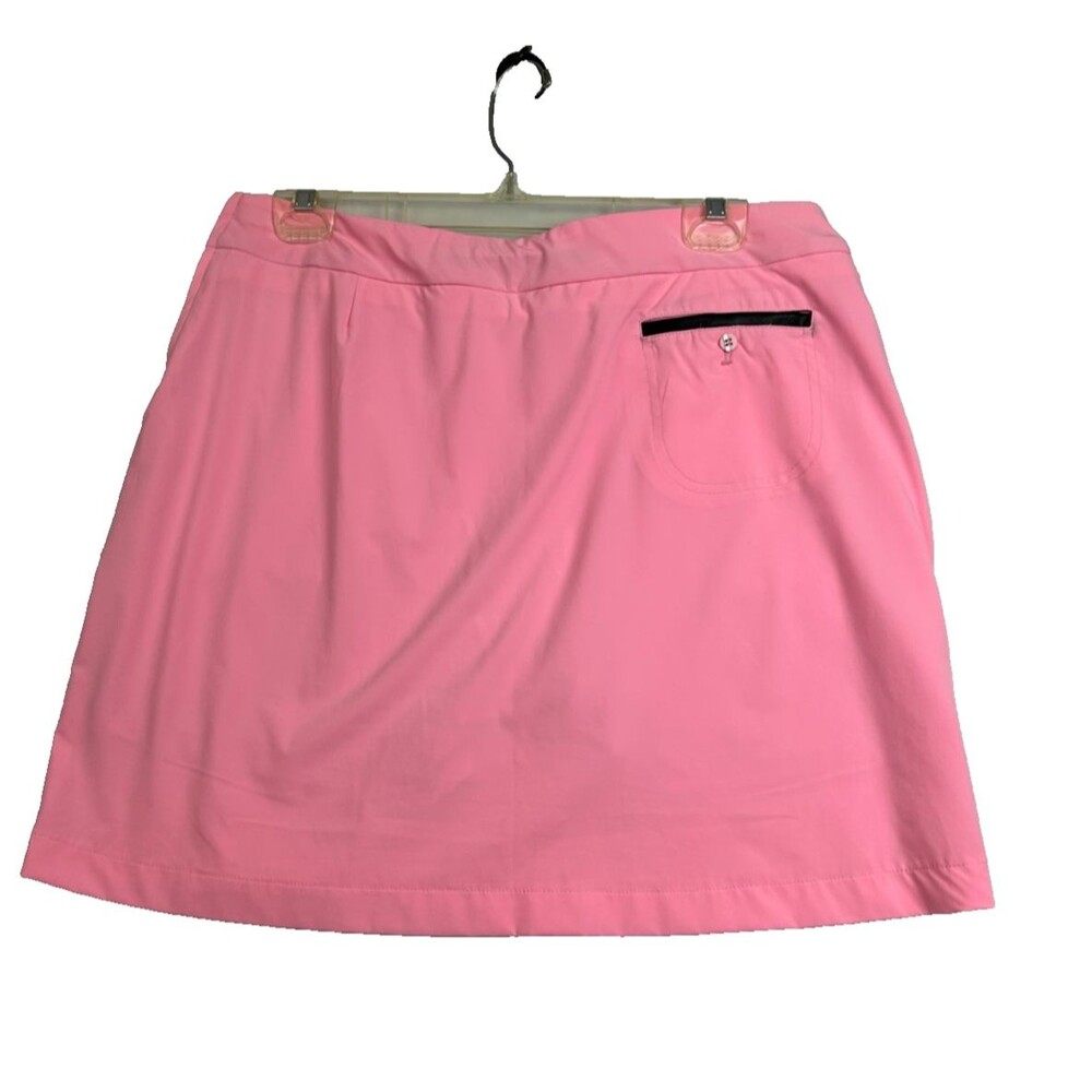 Jamie Sadock Womens Pink Golf Skort Size 10 Athletic Stretch Pockets Skirt Short - Picture 7 of 10